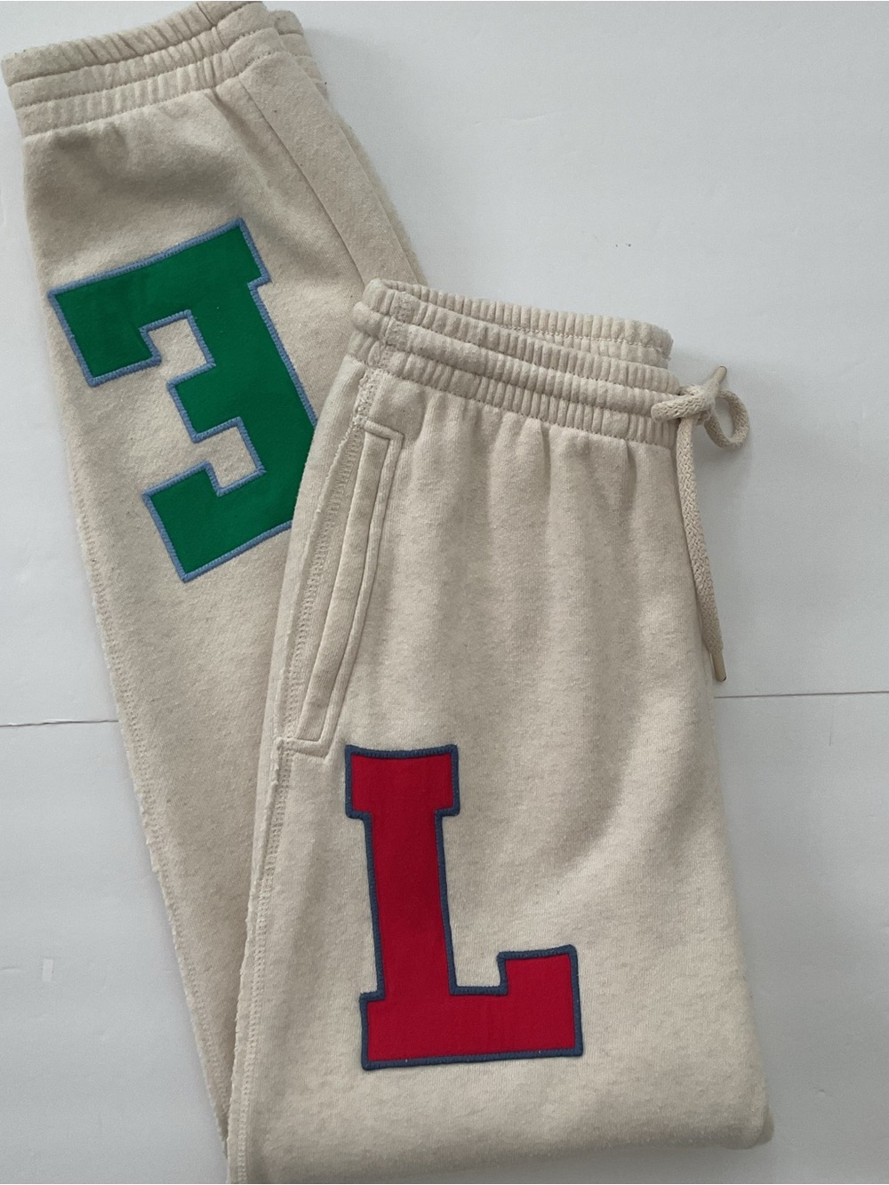 Aerie Joggers Sweatpants “LOVE” Letter Patches Size M